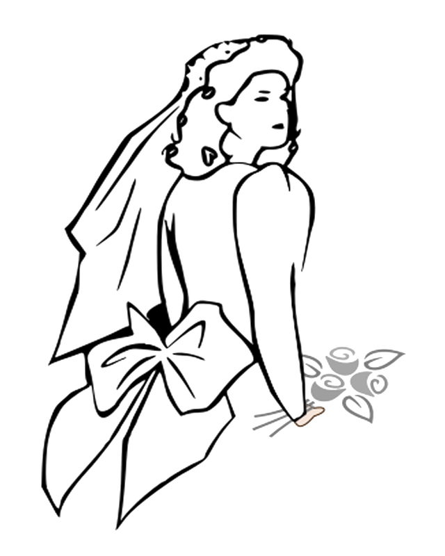 Wedding coloring pages