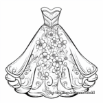 Dress coloring pages
