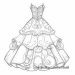 Dress coloring pages