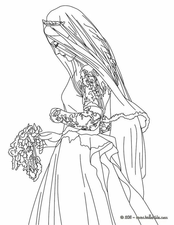 Best wedding coloring pages ideas pdf