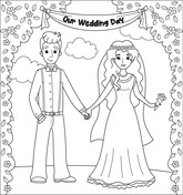 Wedding coloring pages free coloring pages