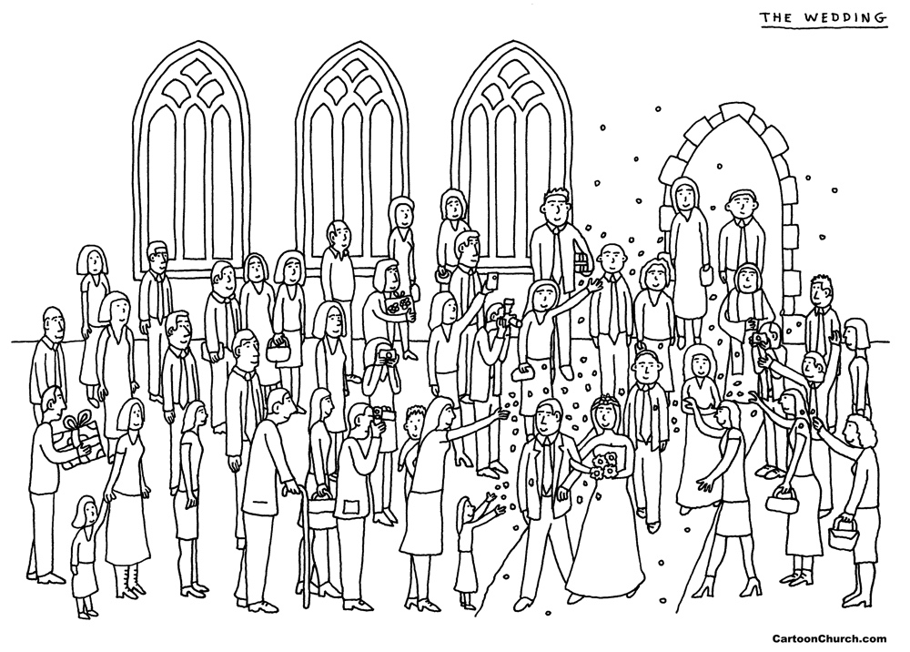 Colouring the wedding