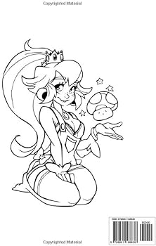 Princess peach coloring book video game princess peach coloring pages with incredible illustrations encourage creativity great melo martim books