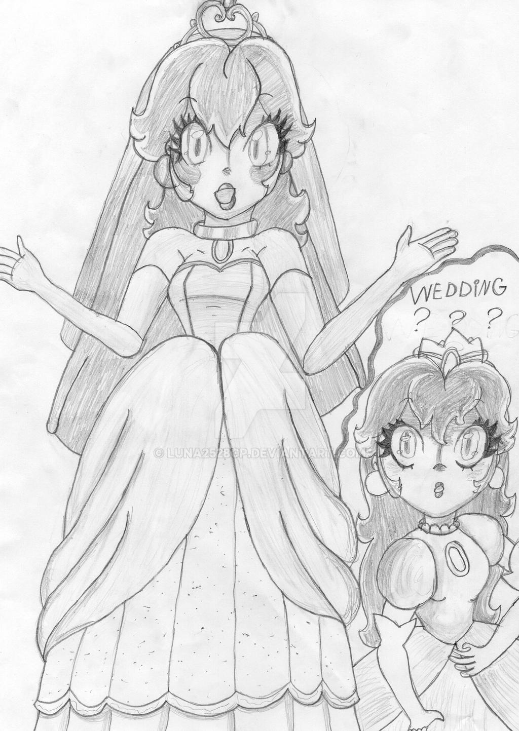 Princess peach wedding by lunacp on