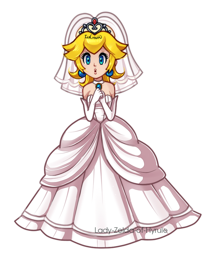 Collab wedding peach by lady
