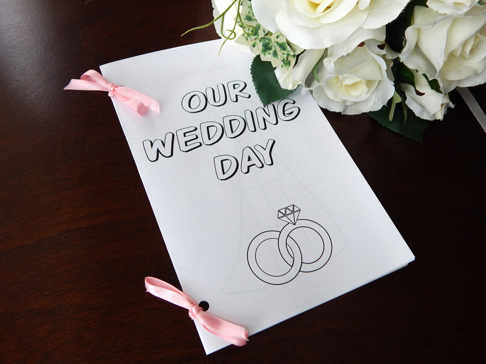 Printable kids activity and coloring book for weddings â celebrating together