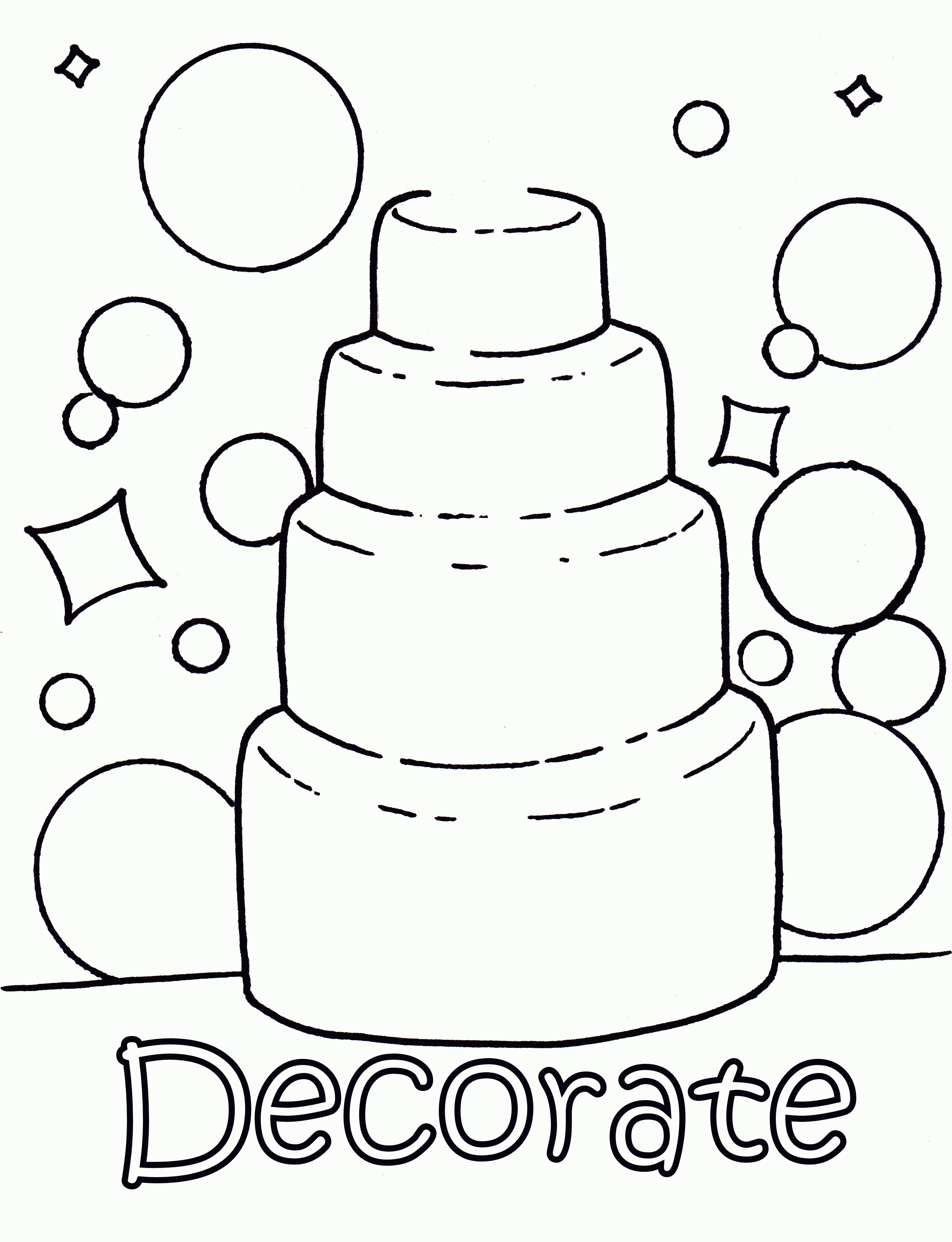 Printable wedding coloring pages for kids