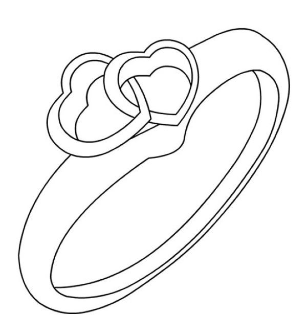 Wedding rings loring pages printable pdf