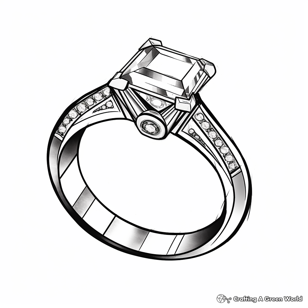 Engagement coloring pages