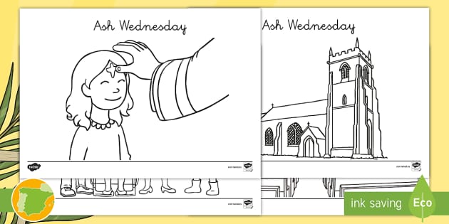 Ash wednesday louring pages teacher made