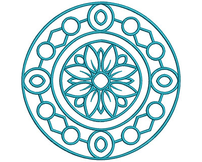 Embroidery design mandalas vol design w x h