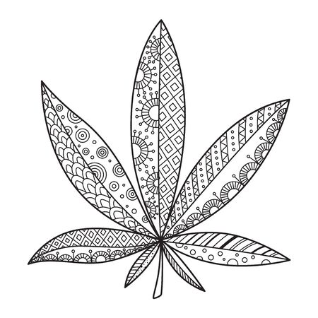 Adult coloring cannabis stock illustrations cliparts and royalty free adult coloring cannabis vectors