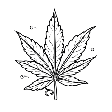 Weed leaf pattern png images for free download