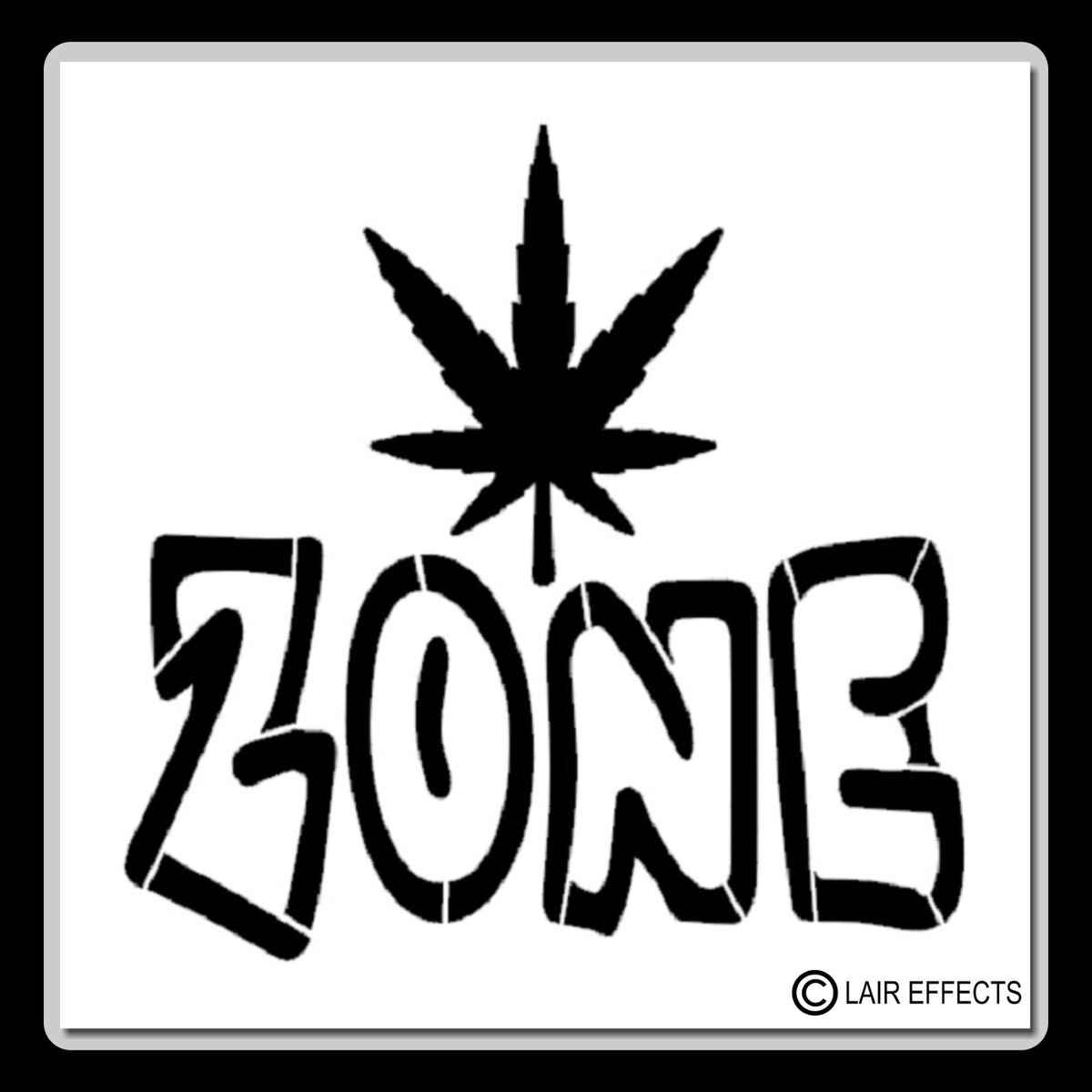 X stencil pot leafmarijuanaweed zone sign sayingquotegraffiti letters