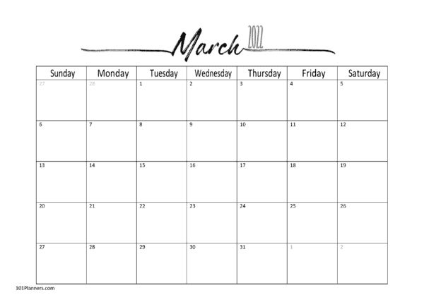 March calendar calendar march calendar pages march calendar printable