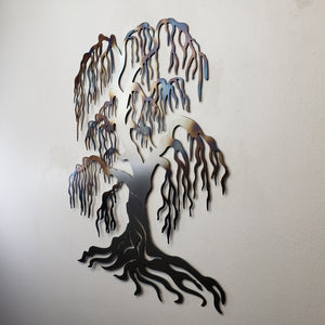 Heat treated weeping willow â metal art of wisconsin