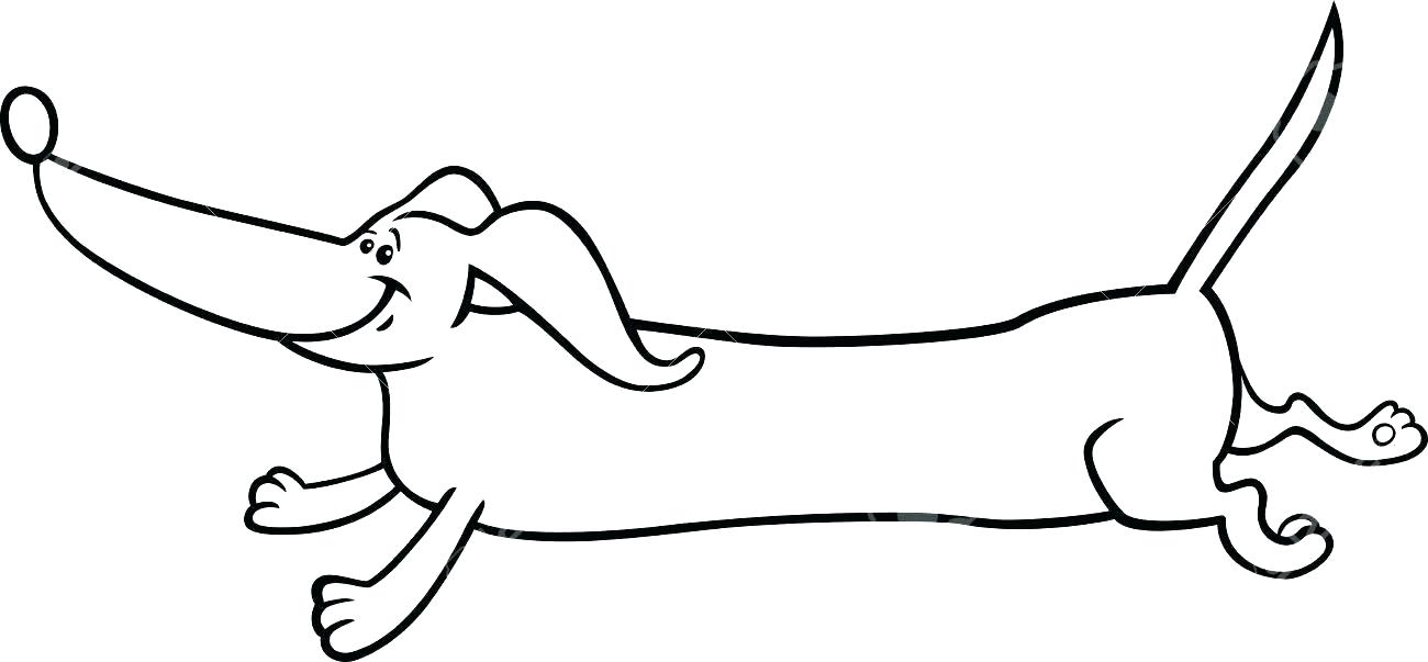 Dachshund coloring pages