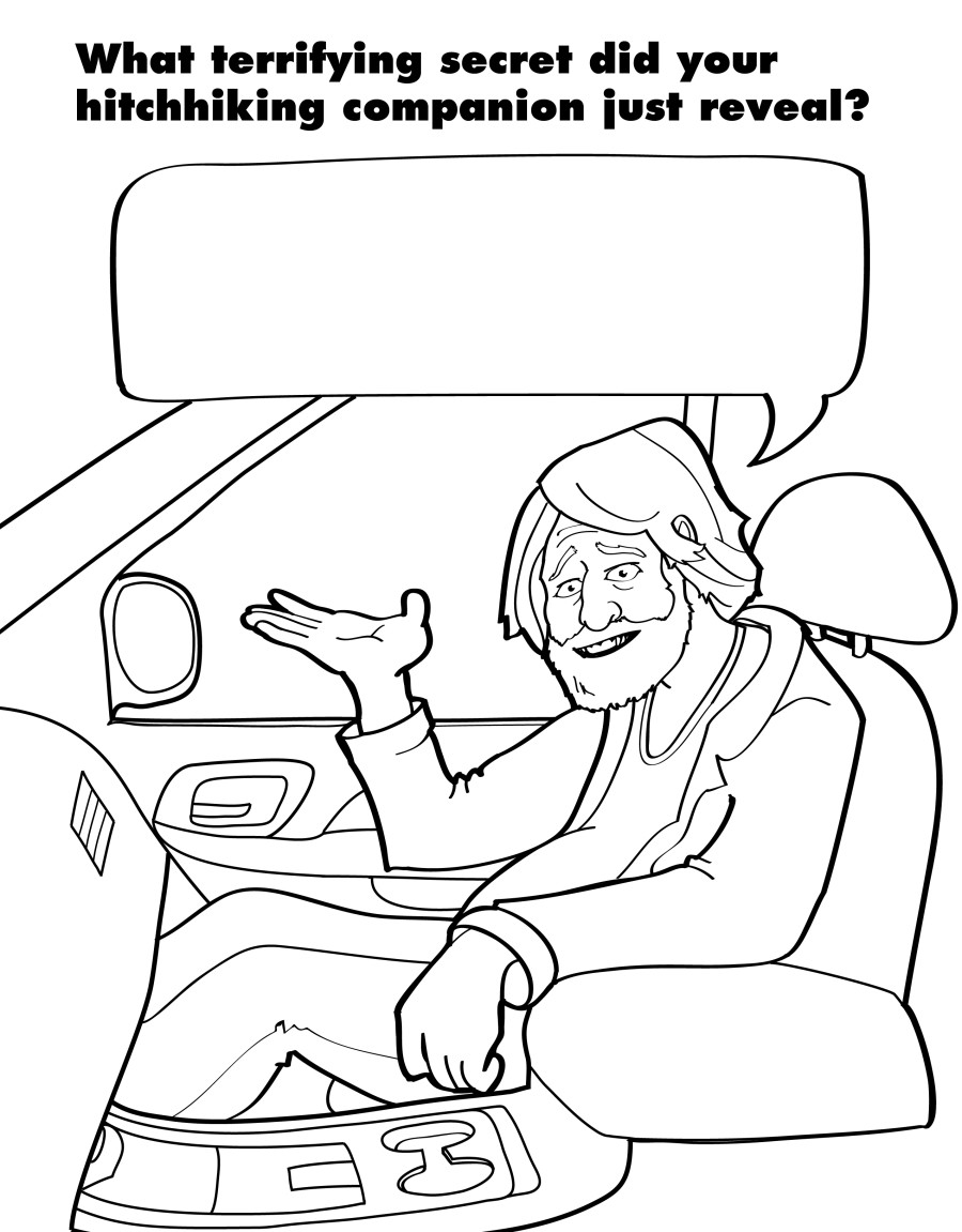 A coloring book for grown