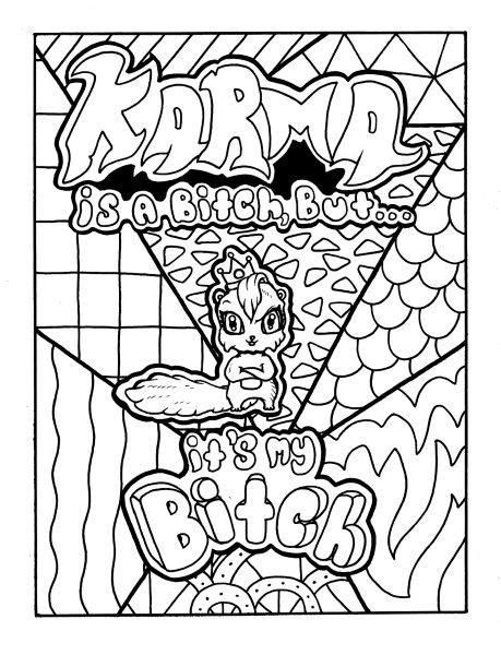 Sassy and sweary coloring page for adults sassy love coloring pages coloring books words coloring book