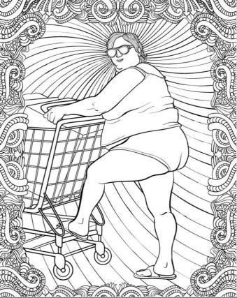 Funny coloring page cool coloring pages love coloring pages adult coloring pages