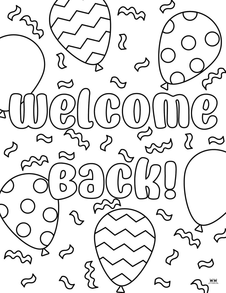 Back to school coloring pages