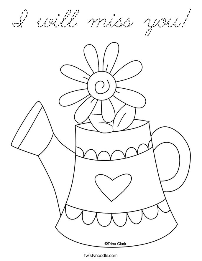 I will miss you coloring pages spring coloring pages sunday school coloring pages coloring pages