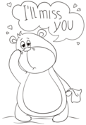 We miss you coloring page free printable coloring pages