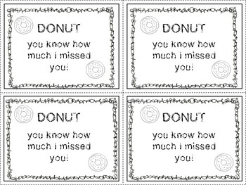 Student motivation donut you know how much ive missed you tpt