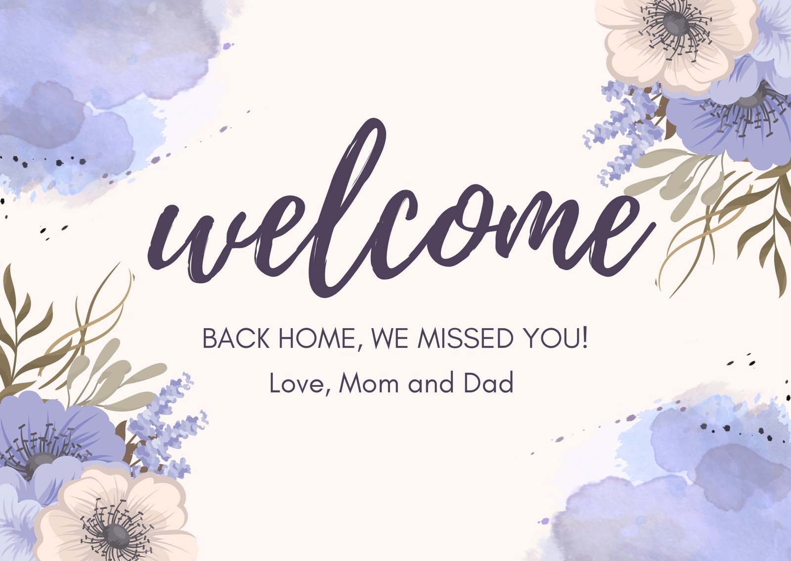 Customize wele cards templates online