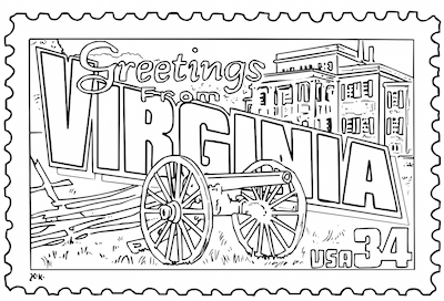 Wele to virginia highway wele sign coloring