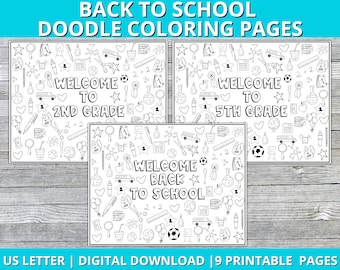 Back to school coloring pages wele back to school coloring sheets grade level coloring pages printable back to school coloring sheets