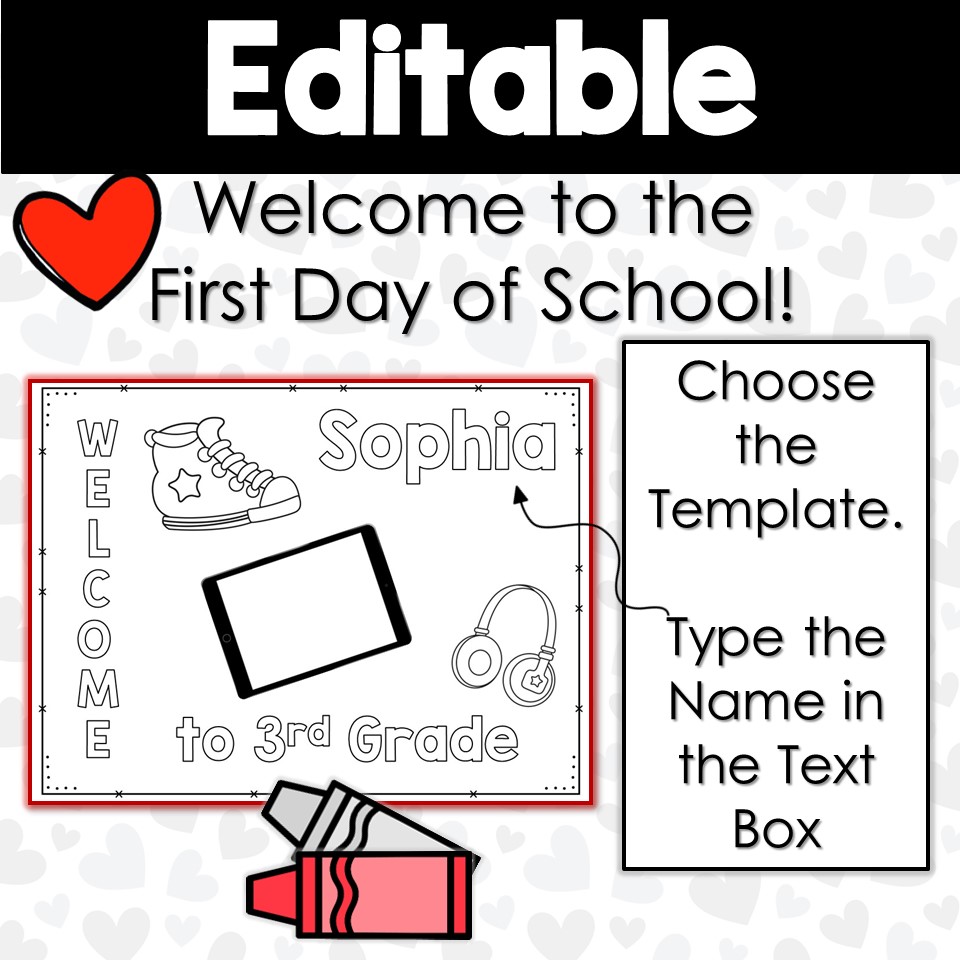 Back to school coloring pages