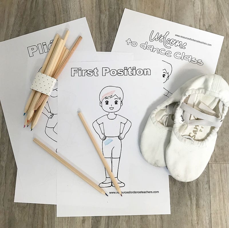 Ballet coloring pages for boys