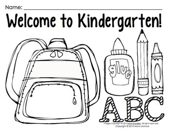 Coloring pages for back to school for preschool kindergarten and first grade