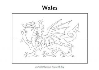 Welsh flag louring page