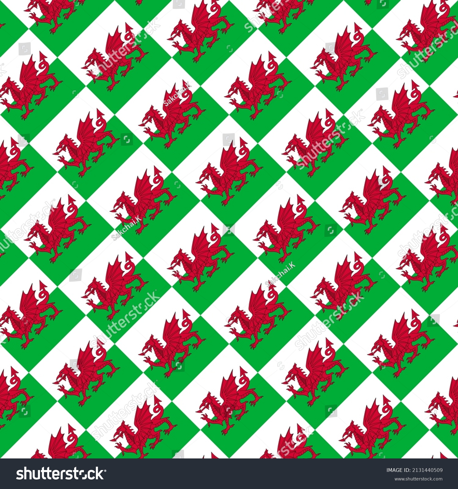 Hundred cartoon wales flag royalty