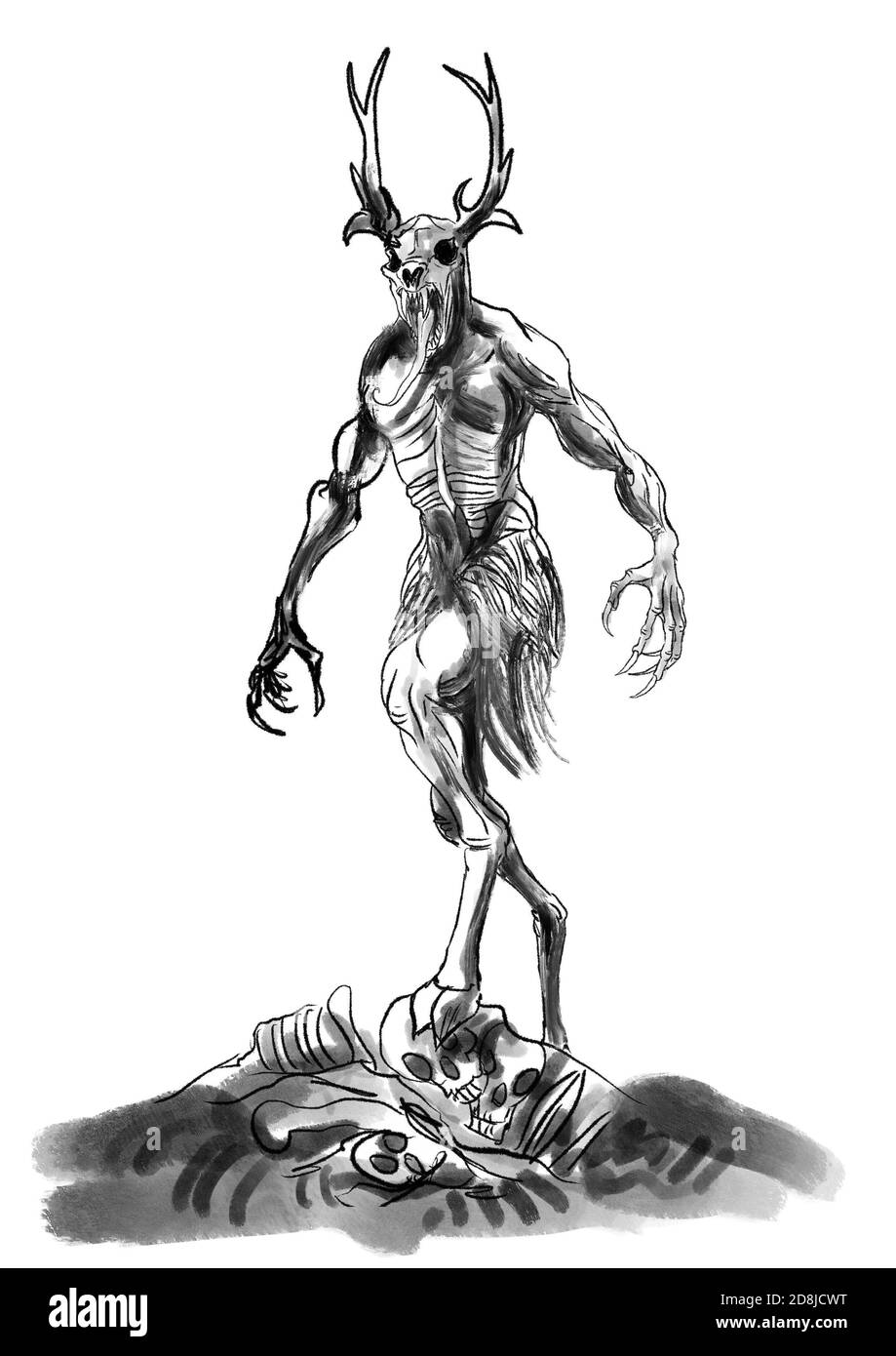 Wendigo black and white stock photos images