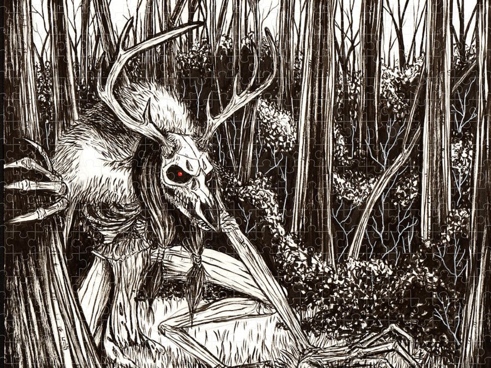 Wendigo iv jigsaw puzzle by jamie snell