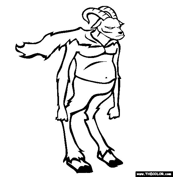 Cryptids online coloring pages