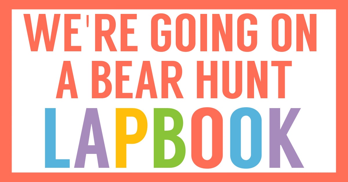 Were going on a bear hunt activities printables free