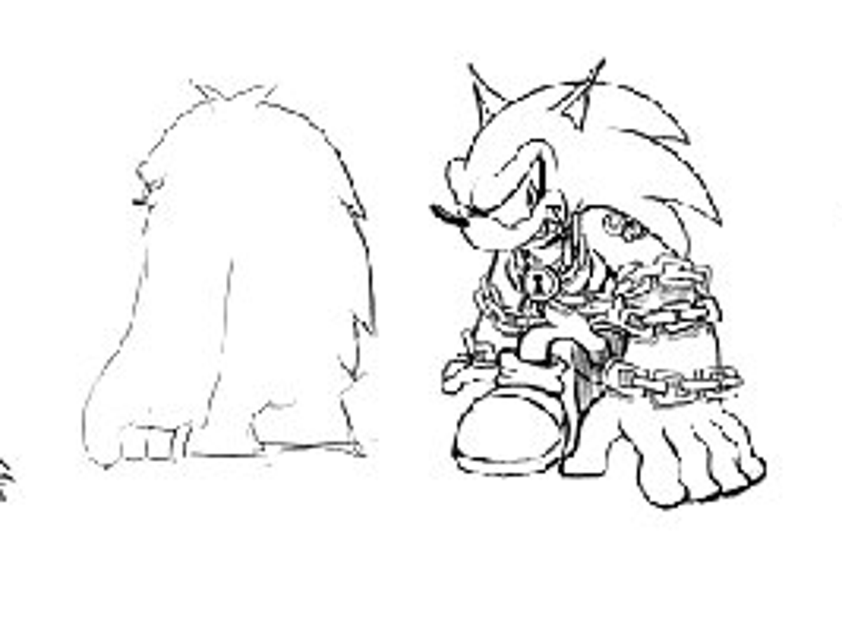 Concept art shows the sonic unleashed that could have been