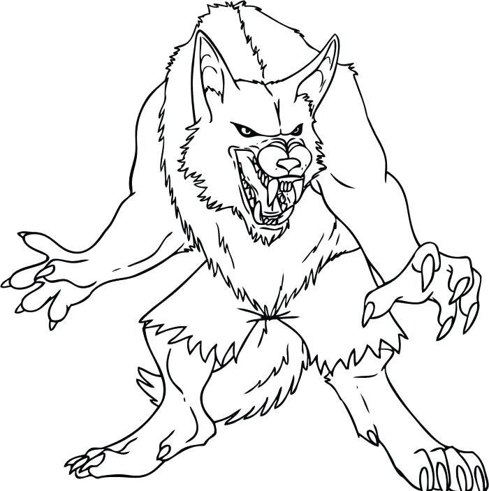 Demon wolf coloring pages monster coloring pages animal coloring pages wolf colors