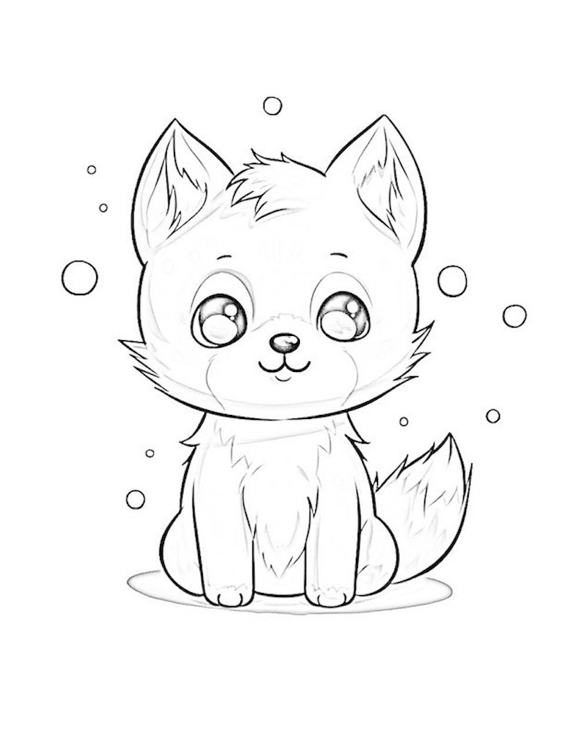 Majestic wolf coloring pages for kids and adults