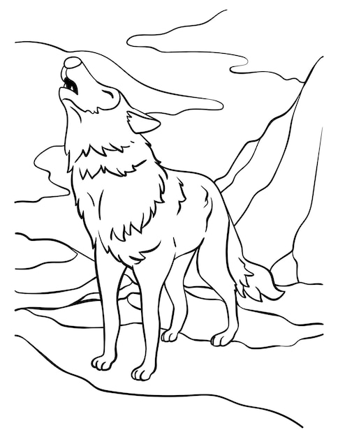 Werewolf coloring page images