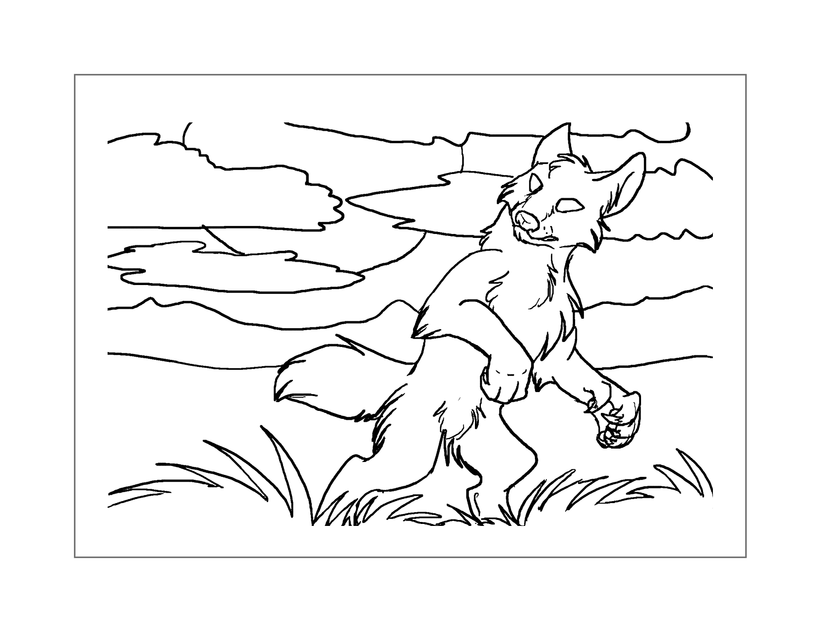 Werewolf pages â printable pages