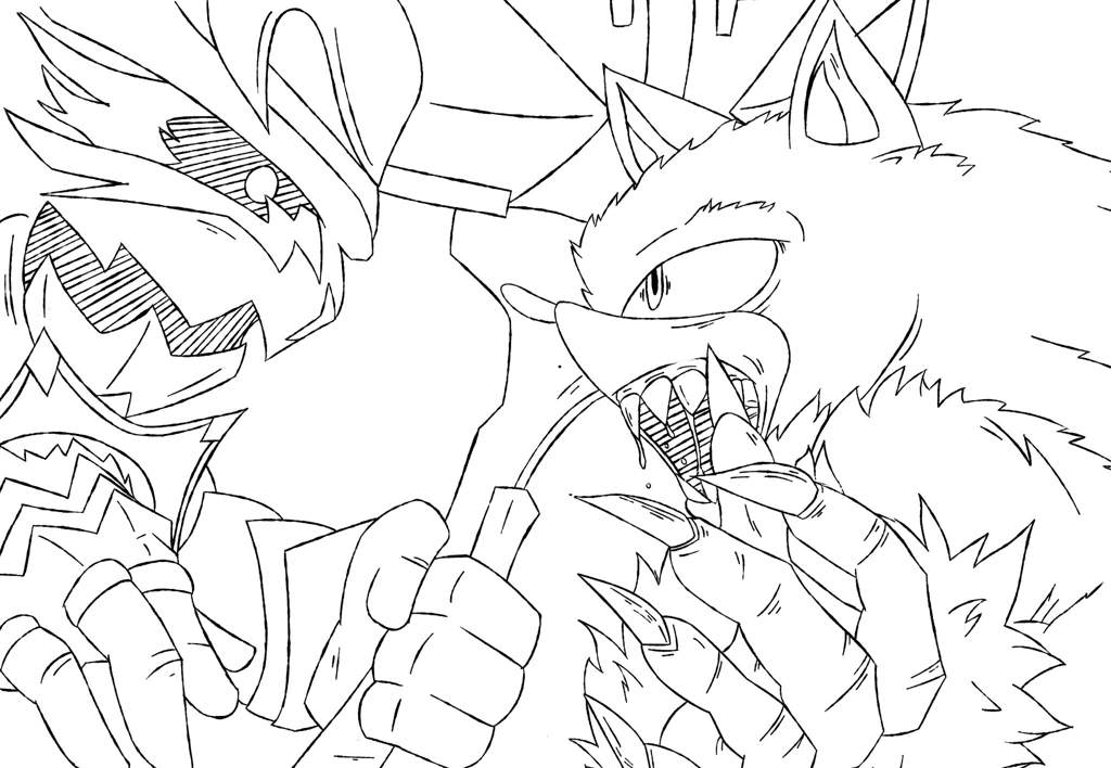 Sonic the werehog vs dark guardian sonic universe amino