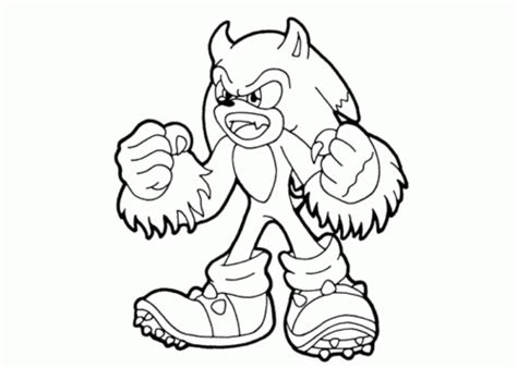 Werehog sonic louring pages