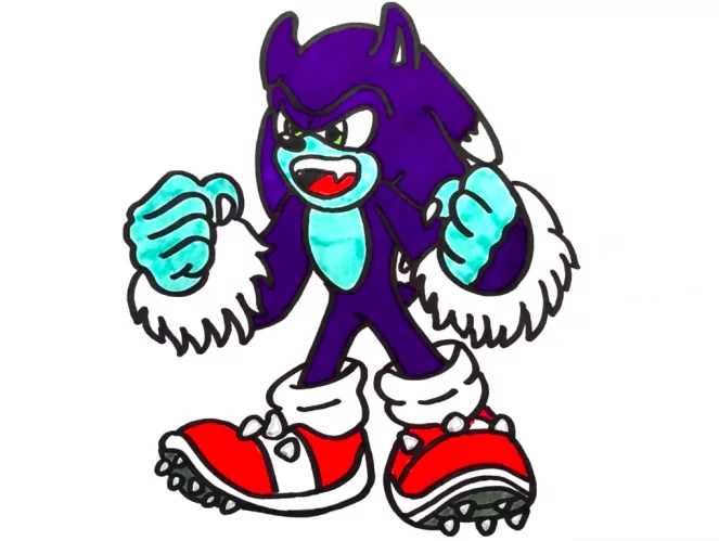 Werehog sonic fãrbung seite