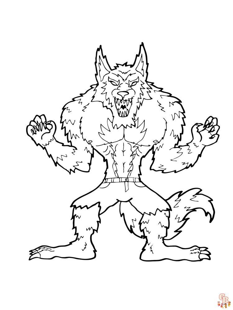 Printable wolf coloring pages free for kids and adults