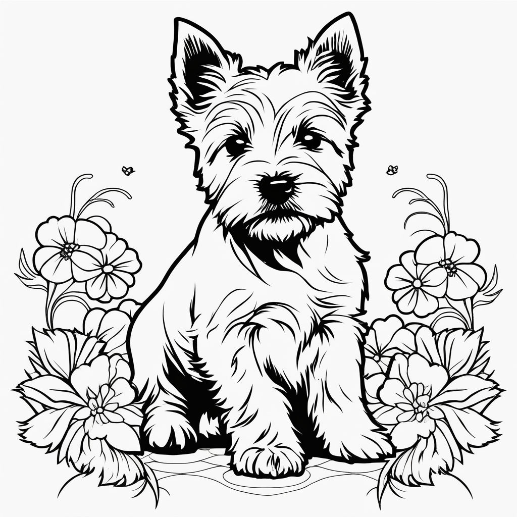 Add a west highland white terrier